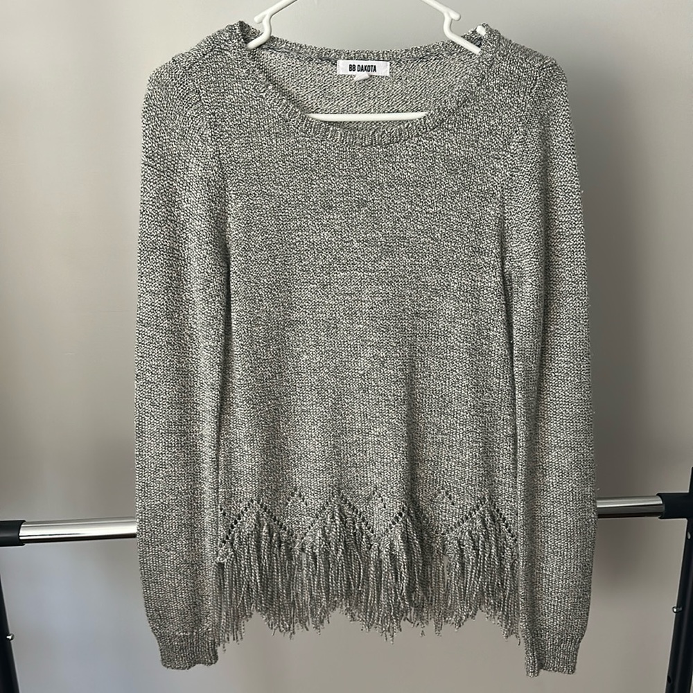 BB Dakota Fringe Sweater